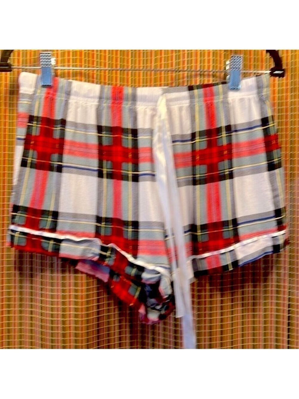 PJ Short Bottom, Size S, Waist 15” with Ribbon Tie, 100% Rayon